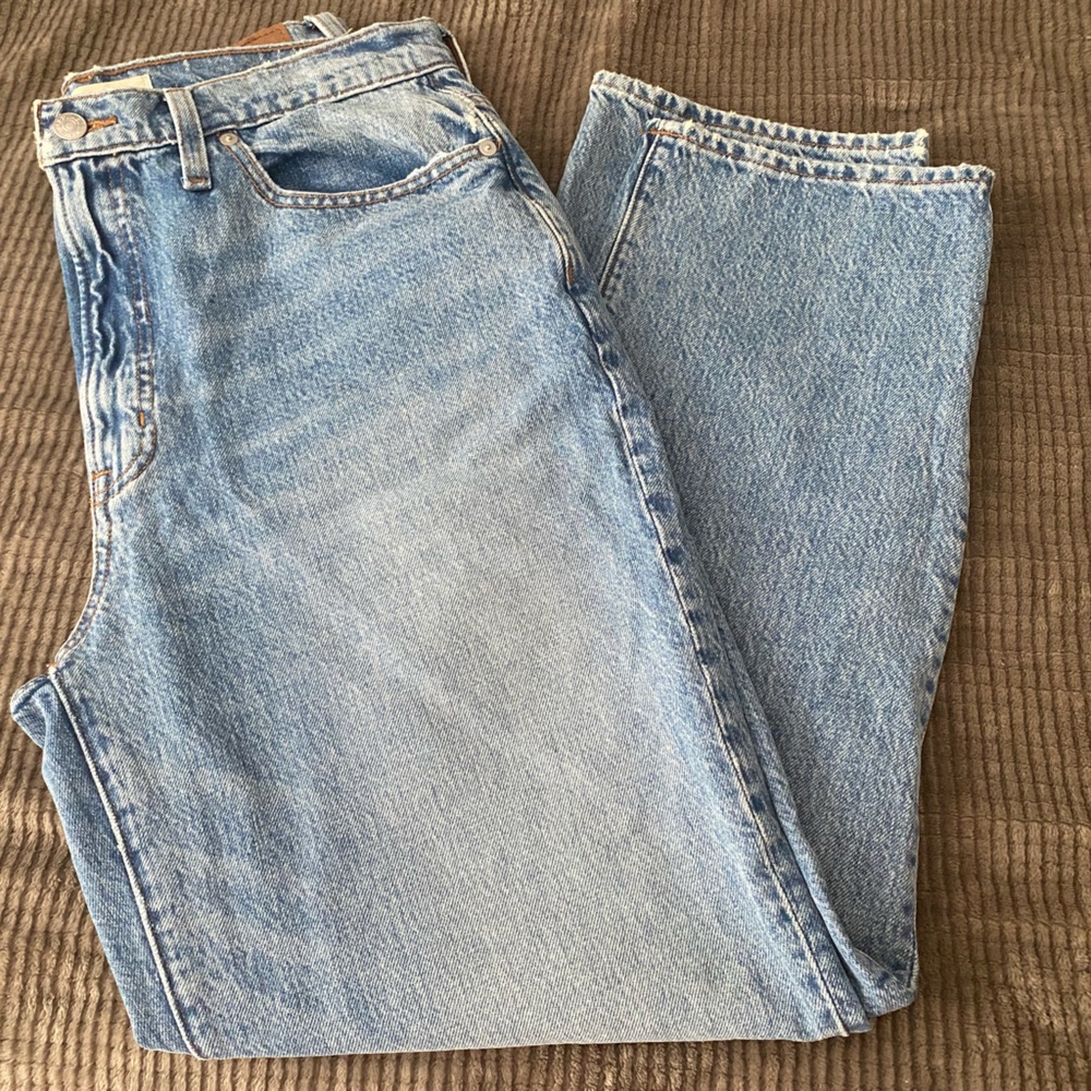 Madewell the Perfect Vintage Straight Jean light wash